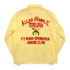 ~60's CAMPUS 6-tier embroidered Shriner jacket... M-LONG