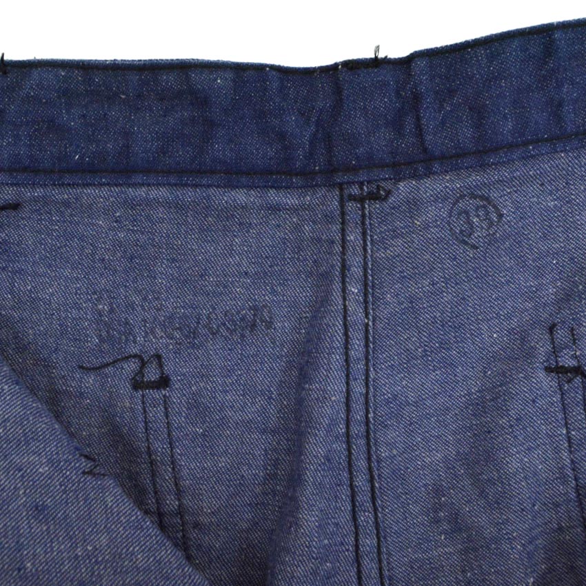 60's USNAVY DUNGAREE DENIM TROUSERS... MINT