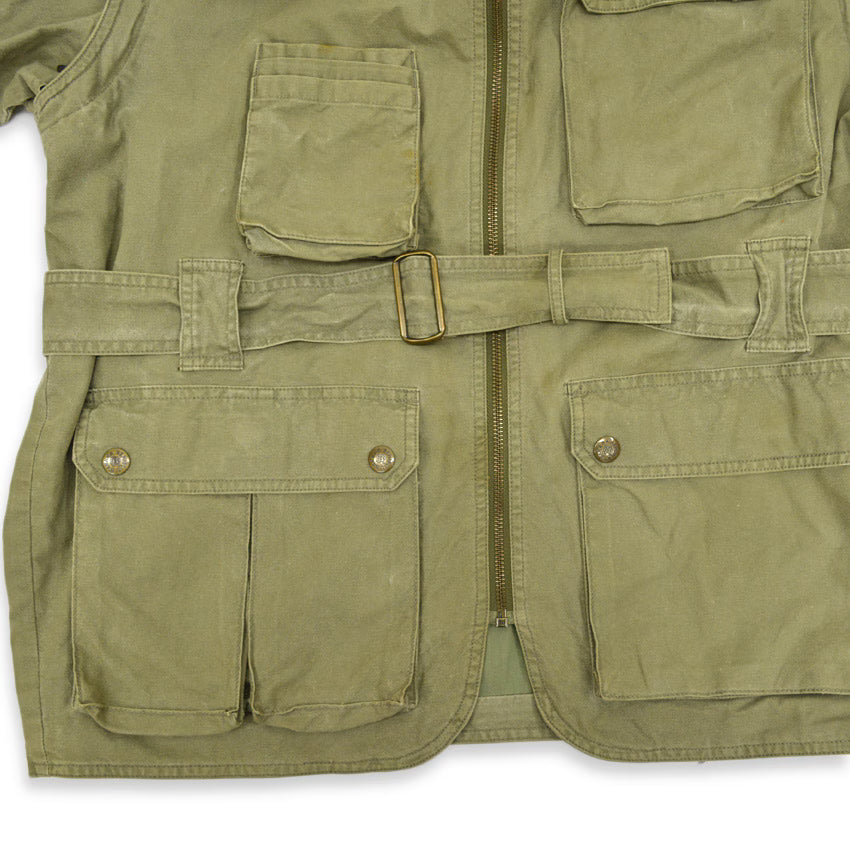 80's BANANA REPUBRIC TRAVEL & SAFARI PHOTOJURNALIST JACKET...S