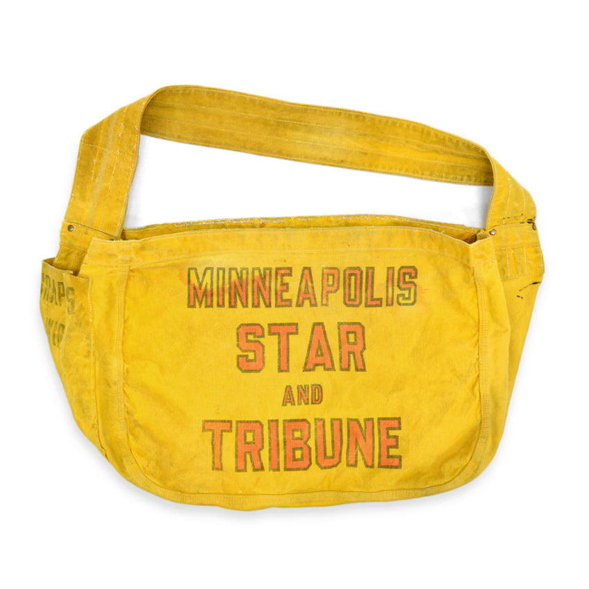 OLD MINNEAPOLIS STAR AND TRIBUNE NEWS PAPER BAG...