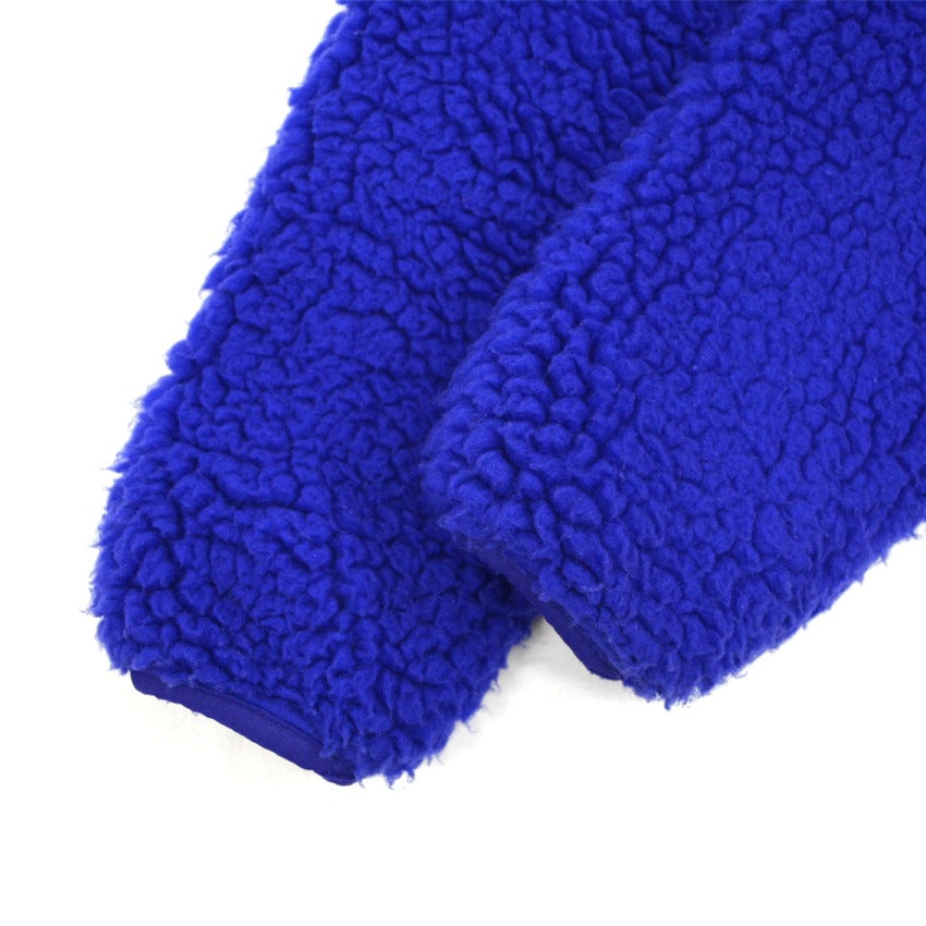 1990's PATAGONIA DEEP PILE CLASSIC RETRO CARDIGAN COBALT ... XS
