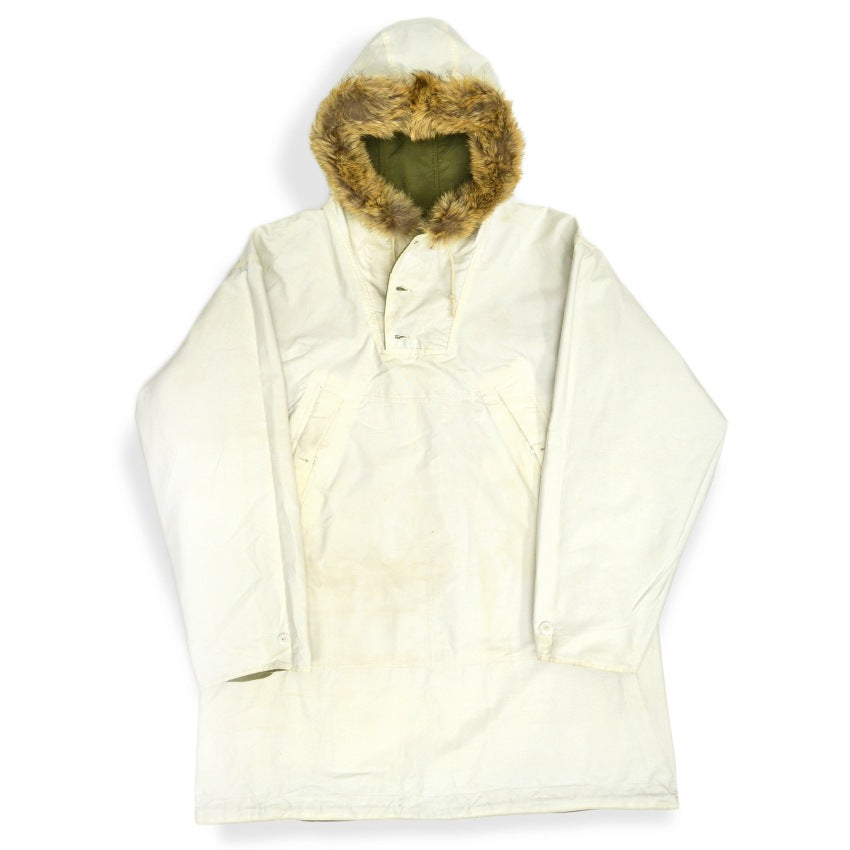 1940's DEADSTOCK USARMY WW2 PARKA, SKI, REVERSIBLE FUR TRIMMED... M