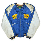 1950s JAPAN SOUVENIR JACKET (Sukajan) with Tiger Face and Speed ​​Zipper...