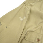 1950's PENNEY'S BIGMAC US SMOKE JUMPERS STENCIL POPLIN SHIRT ... M