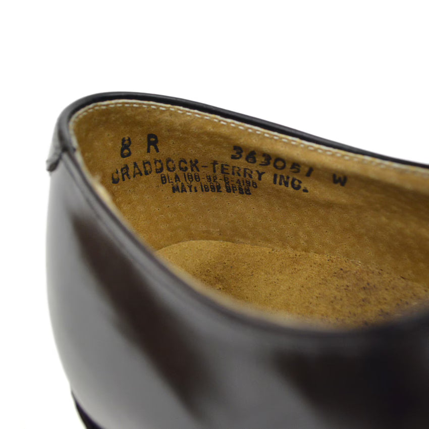1990's Deadstock USNAVY SERVICE SHOES CRADDOCK-TERRY... 8R
