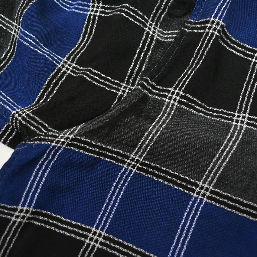 ~60's Truval Plaid Rayon Shirt...M