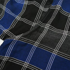 ~60's Truval Plaid Rayon Shirt...M