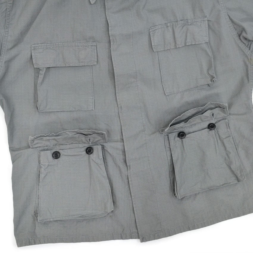1980's ATLANCO Private BDU JACKET PEWTER GRAY... LR