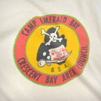 1950s BSA CAMP EMERALD BAY Skull Motif T-Shirt... Fits like L