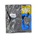 1970's DEADSTOCK JOCKEY LIFE PLAIN T-SHIRT BLACK ... L