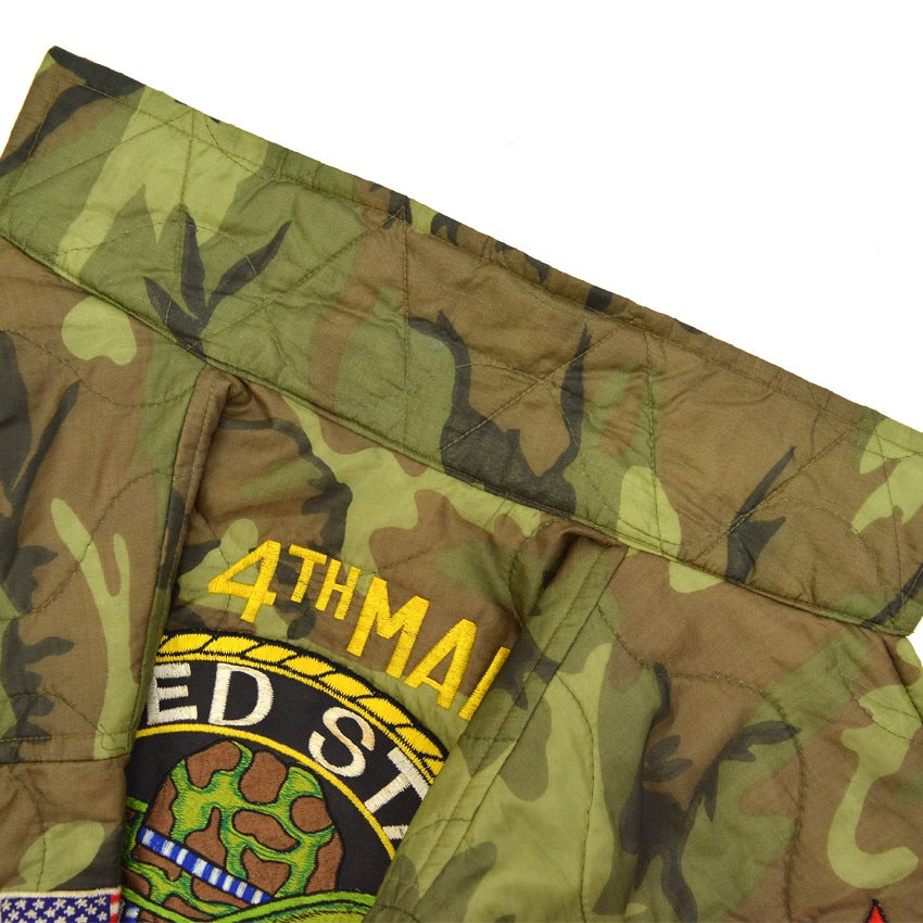 1960's~ USMC VIETNAM WAR EMBROIDERY TOUR JACKET...