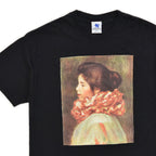 ~2000s PMA Renoir Girl with Red Pleated Collar T-SHIRT Made in USA ... L