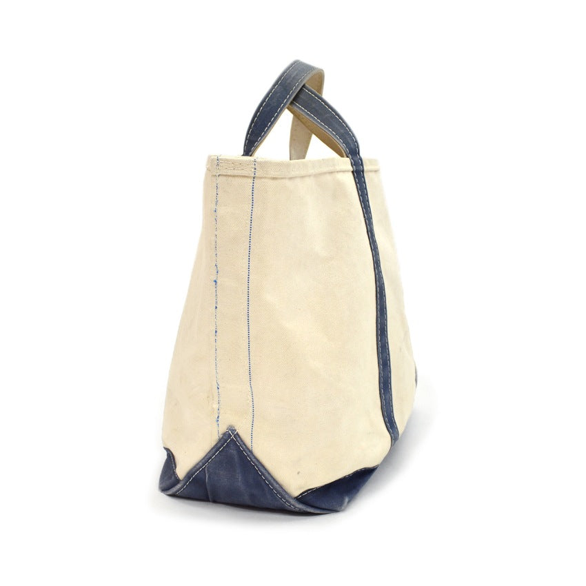 1980's LLBEAN BOAT AND TOTE BLUE... LARGE