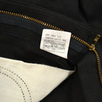 1980's Lee 200 BLACK TWILL PANTS MINT... W38 L34