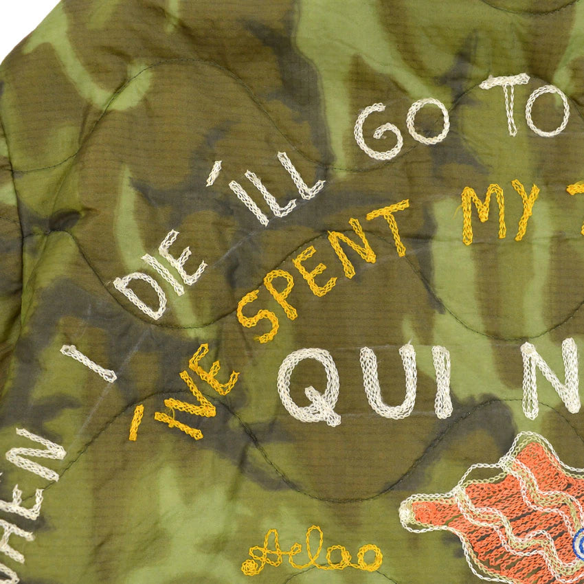 1960s DEADSTOCK VIETNAM TOUR JACKET (Vietnamese Tour Jacket) Camo 68-69... Excellent Condition