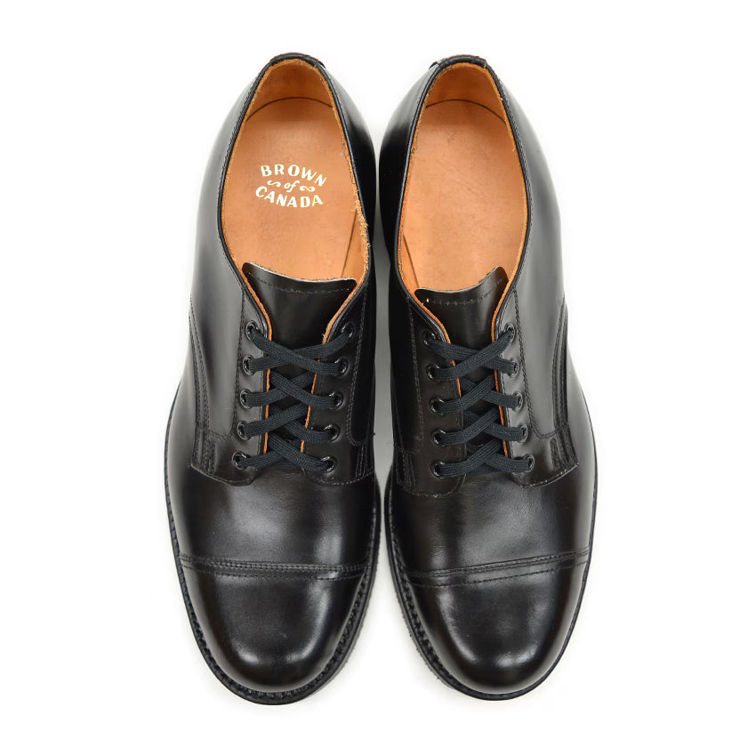 1980's DEADSTOCK H.H.BROWN CAP TOE DERBY SHOES ... 91/2