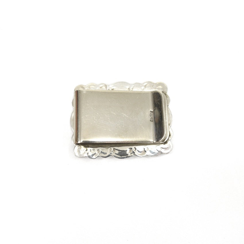 NAVAJO STUMP WORK MONEY CLIP... NEW