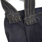 1950s Press Newspaper Bag, Eggplant Navy Blue...