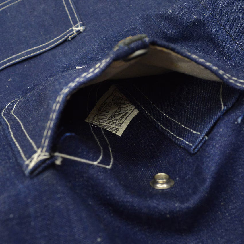1970's DEADSTOCK Lee 91-J DENIM COVERALL ... Fits like 44