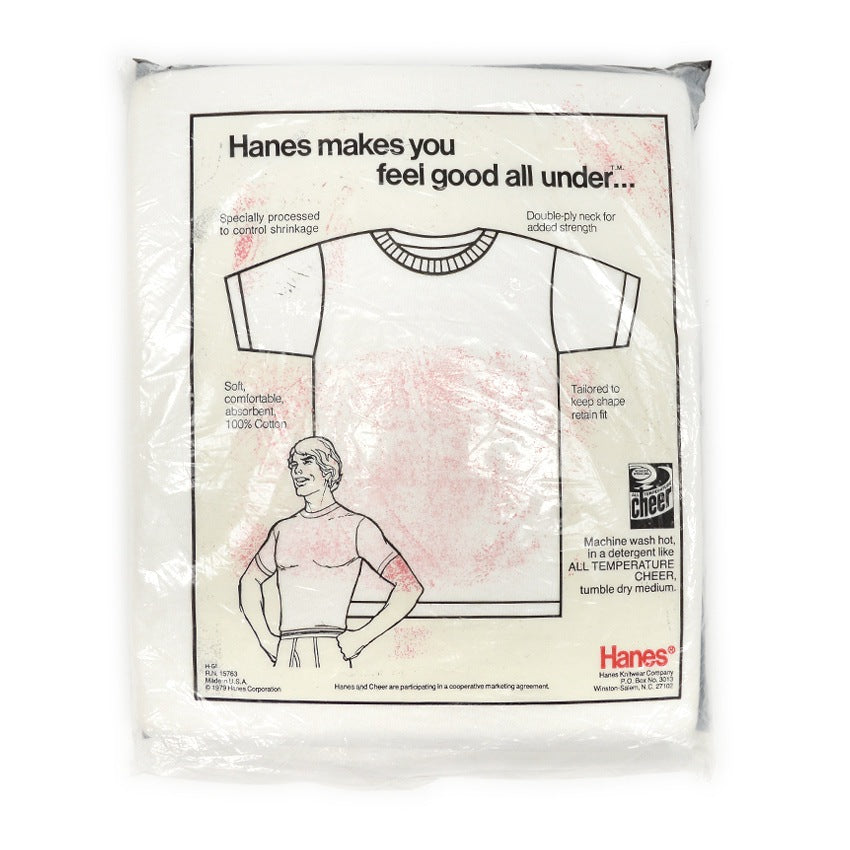 1970's DEADSTOCK Hanes 3PACK T-SHIRT ... M