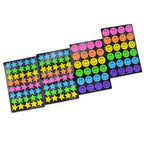 OLD SMILEY FACE AND STAR STICKERS ... Set of 4