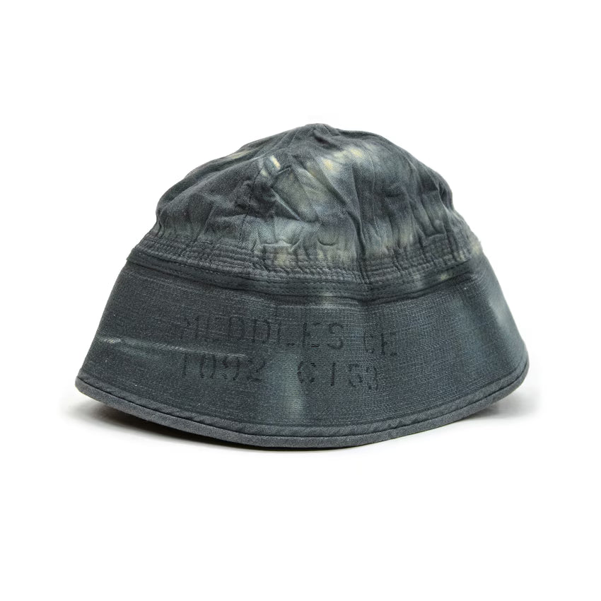 U.S.NAVY DIXIE CUP HAT WITH STENCIL BLACK TIE DYE ...
