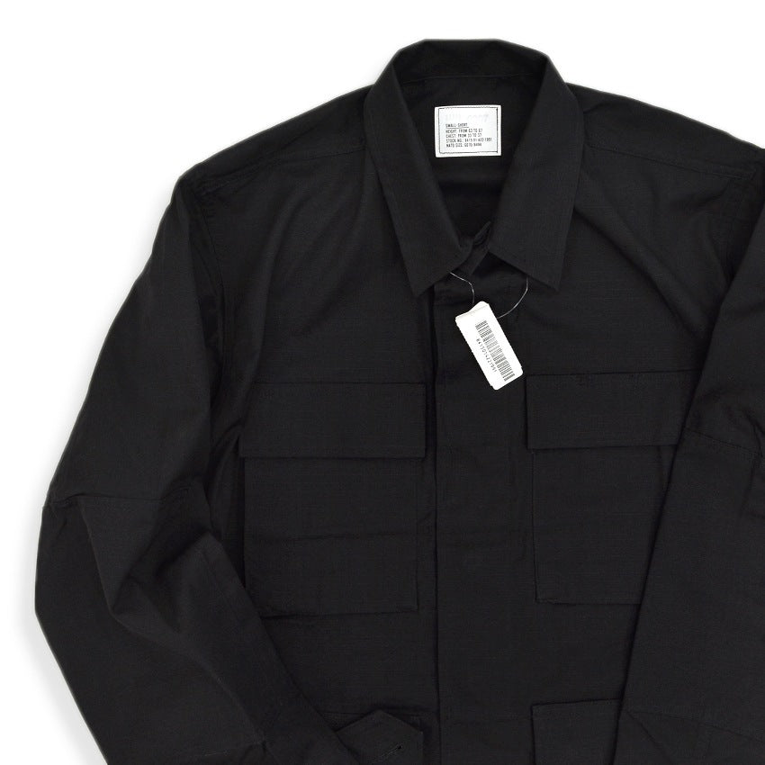 1990's DEADSTOCK USARMY BLACK 357 BDU JACKET... SMALL-SHORT