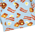 1990's~ BREAKFAST FLANNEL PAJAMA SHIRT...