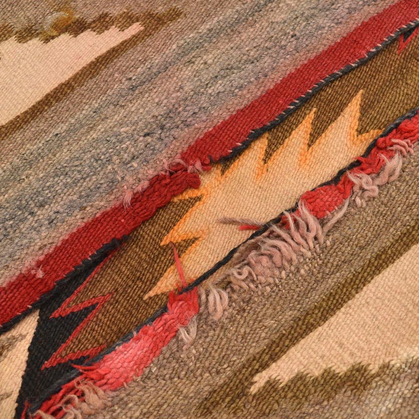 c.1920's NAVAJO RUG DIAMONDS PATTERN...82cm×82cm