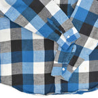 1970's~ BIGMAC BLOCK PLAID FLANNEL SHIRT... LARGE