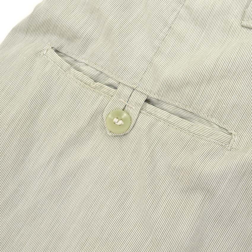 1960's GREEN PIN STRIPE ALL COTTON SLACKS...