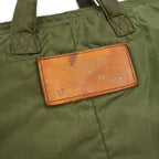 1970's USNAVY BAG, FLYER'S, HELMET LEATHER PATCH...