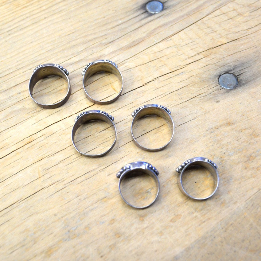 By eyeball silver ring...