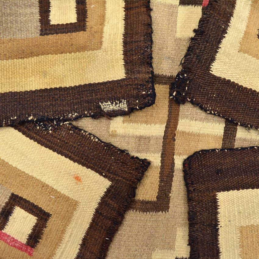 c.1920's J.B.MOORE CRYSTAL LATTICE NAVAJO RUG ... 214cm×125cm