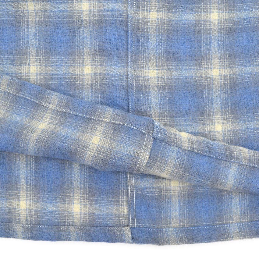 1950's PILGRIM PLAID VIRGIN WOOL SHIRT ... M