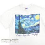 1990's HANES ゴッホ 星月夜 T-SHIRT ... M
