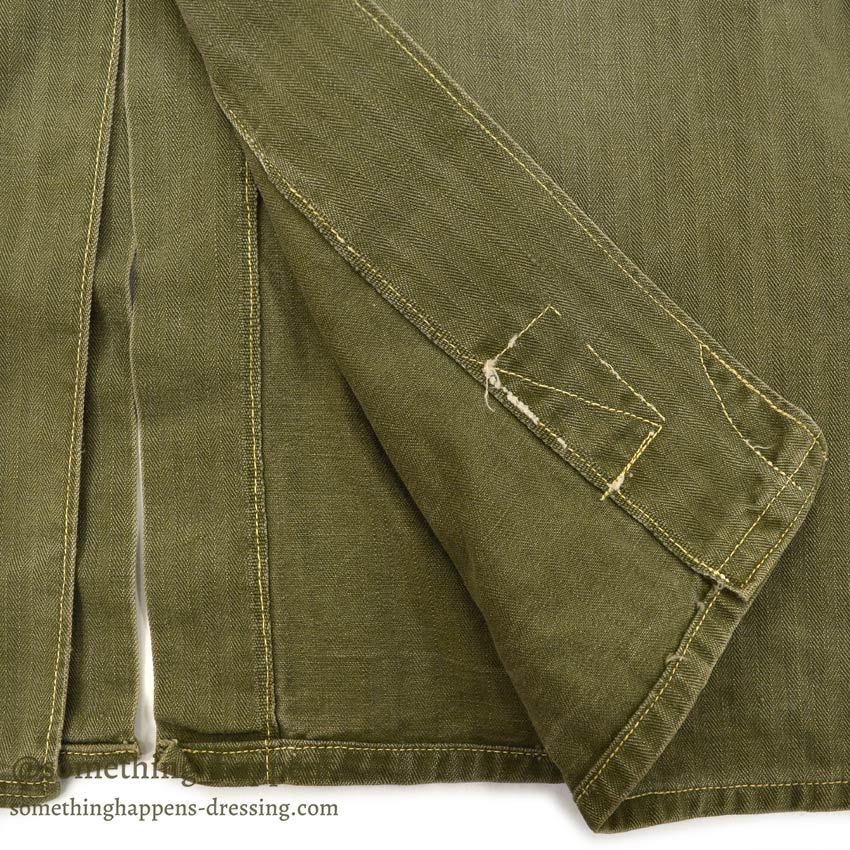 1940's U.S.M.C. HBT MECHANICS COAT ... Fits like 36