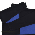 1990's MOVING BLUE FLEECE TURTLE NECK PANEL FRONT ...