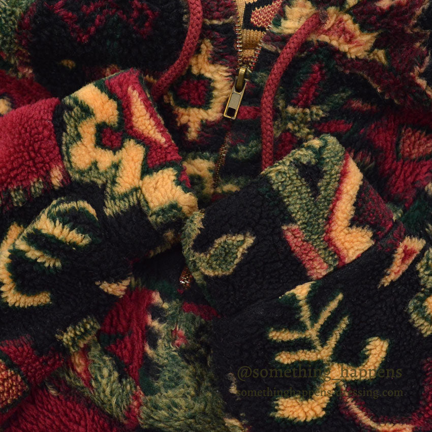 〜1990's MY-T POPCORN FLEECE PULLOVER JACKET ... M