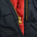 1950's SHANHOUSE BLACK QUILTING TOGGLE COAT... 42