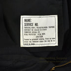 1970's U.S.G.I. BLACK TROUSERS, MEN'S, POLYESTER/WOOL TROPICAL ... 32R