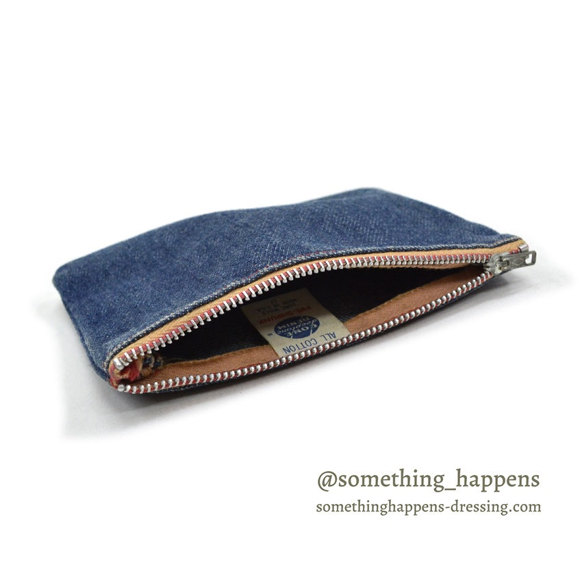 1970's CONE MILLS DEEPTONE DENIM POUCH...