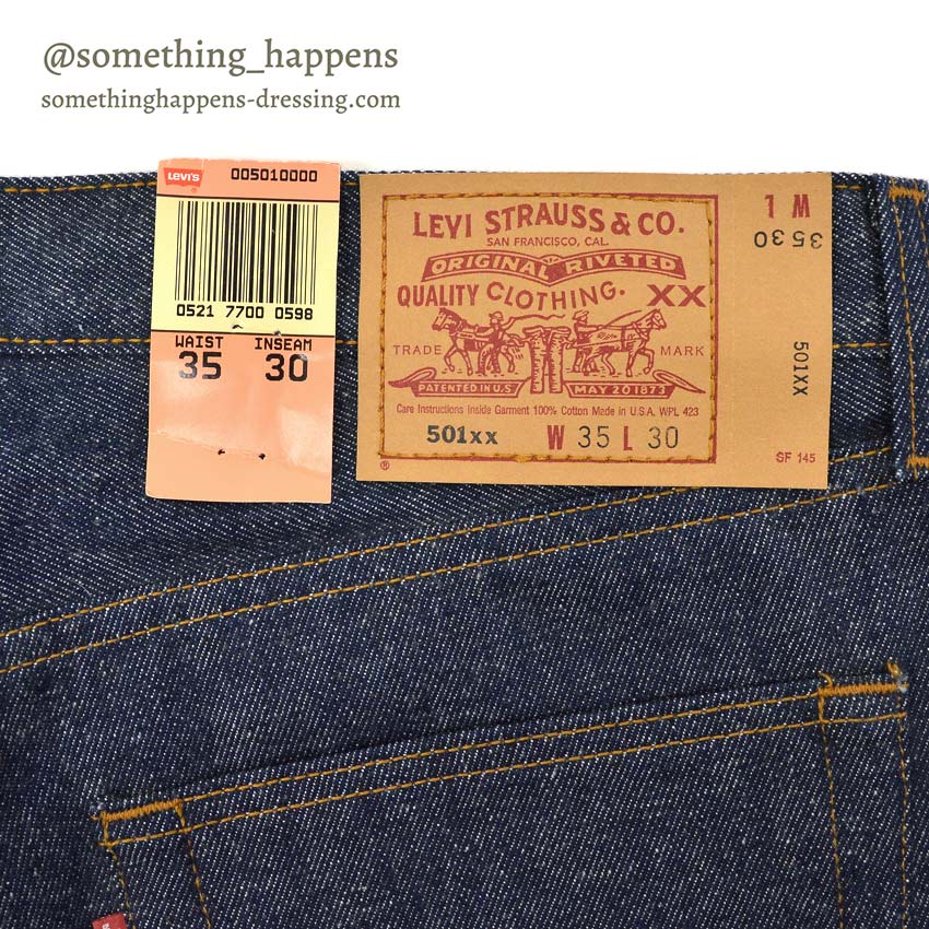 1990's DEADSTOCK Levi's 501 DENIM PANTS Made in USA... W35/L30