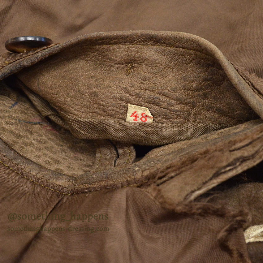 〜1970's BROWN LEATHER JACKET ...