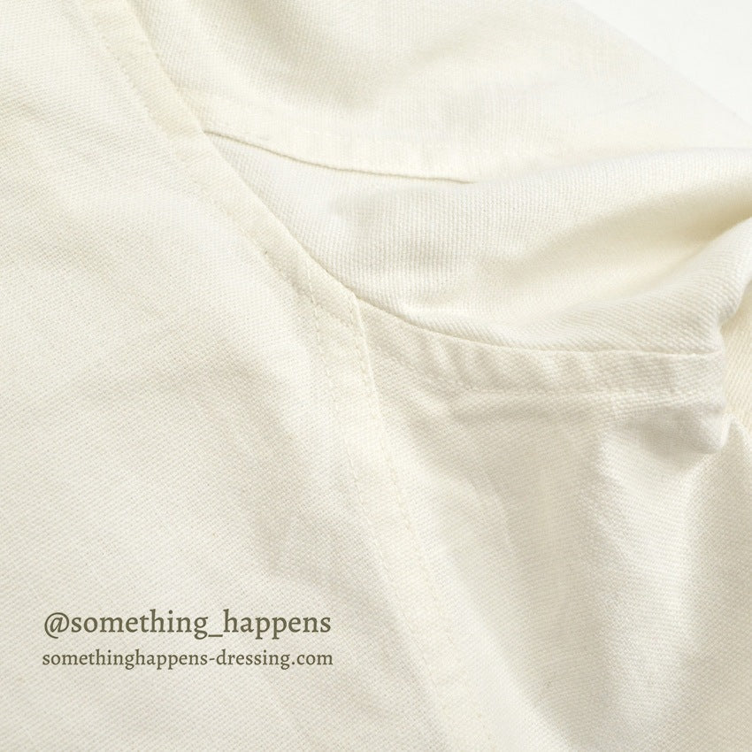 ~1930's ANGELICA JACKET CO. WHITE COVERALL CHANGE BUTTON... 40