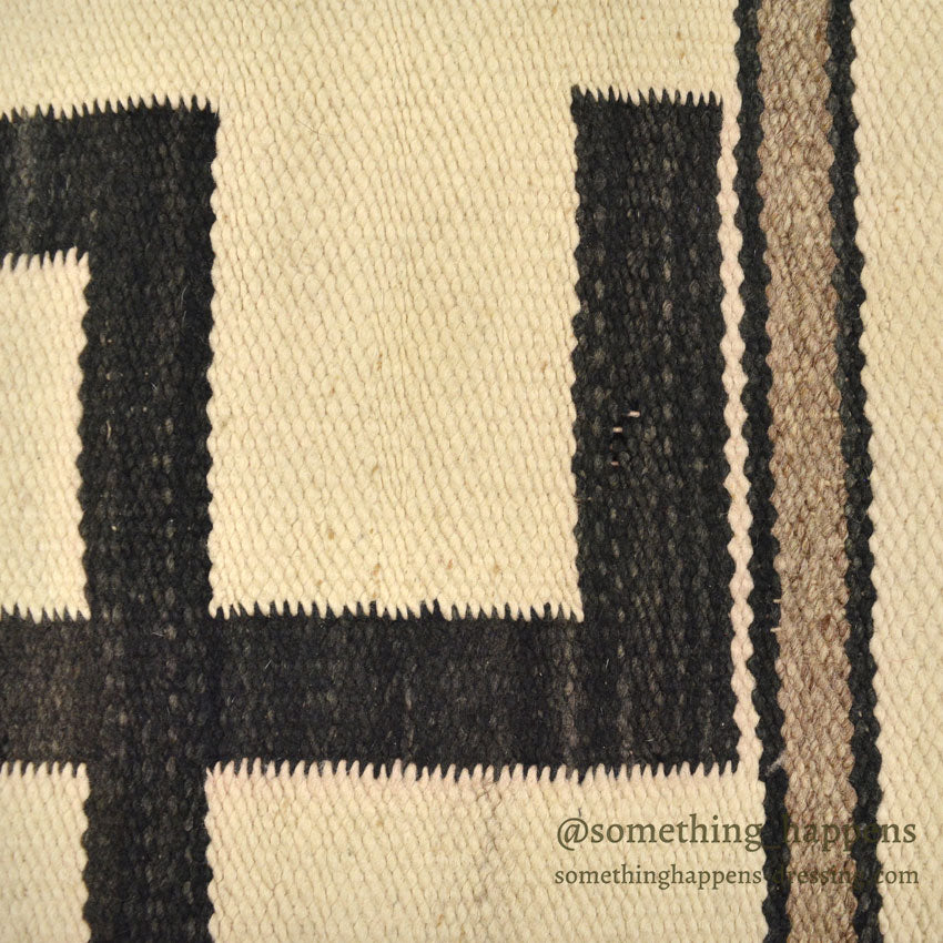 c.1920's NAVAJO RUG WHIRLING LOGS SWASTIKA... 135cm/91cm