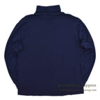 1990's EDDIE BAUER COTTON TURTLE NECK L/S SHIRT NAVY ... L