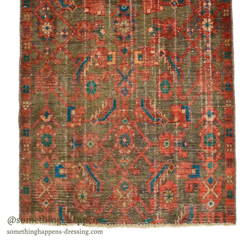 OLD TRIBAL RUG ... 162cm/80cm