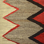 c.1940's NAVAJO RUG DIAMONDS & ZIGZAG PATTERN... 174cm/93cm