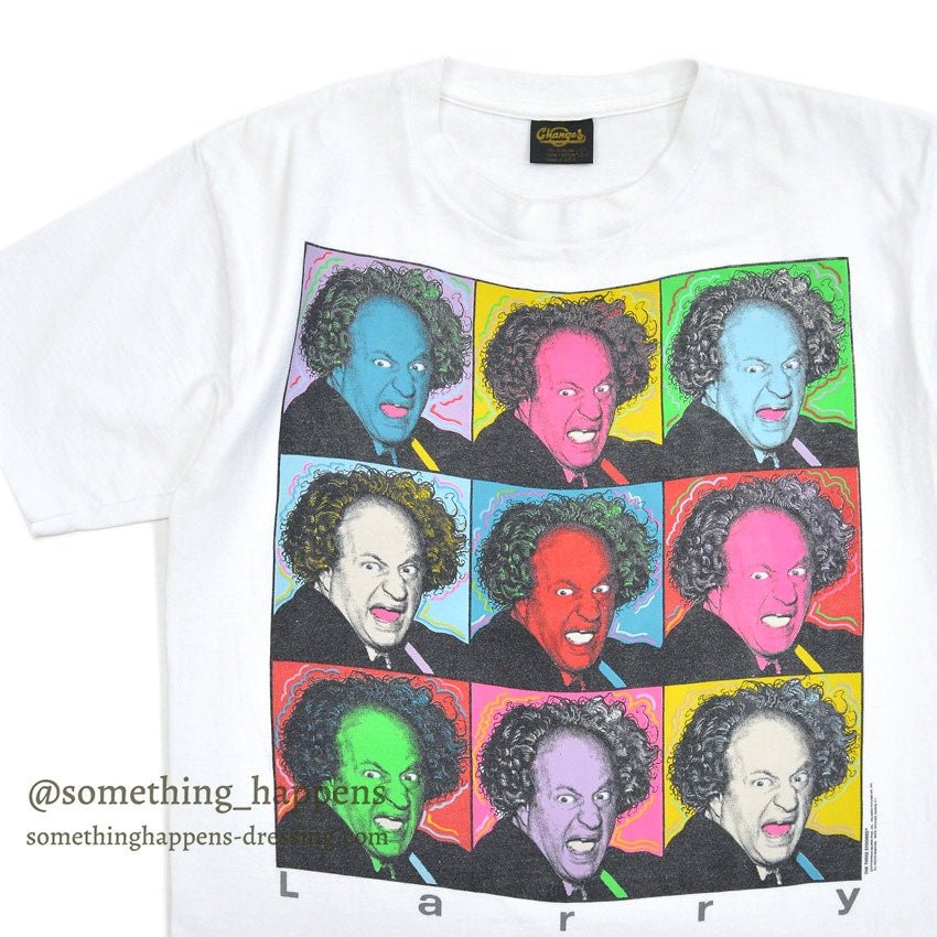 1990's CHANGES LARRY Andy Warhol PRINT T-SHIRT ... L